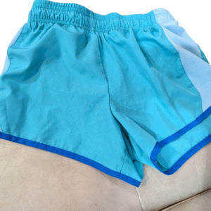 Athletic Works girls blue athletic shorts, sz 7-8